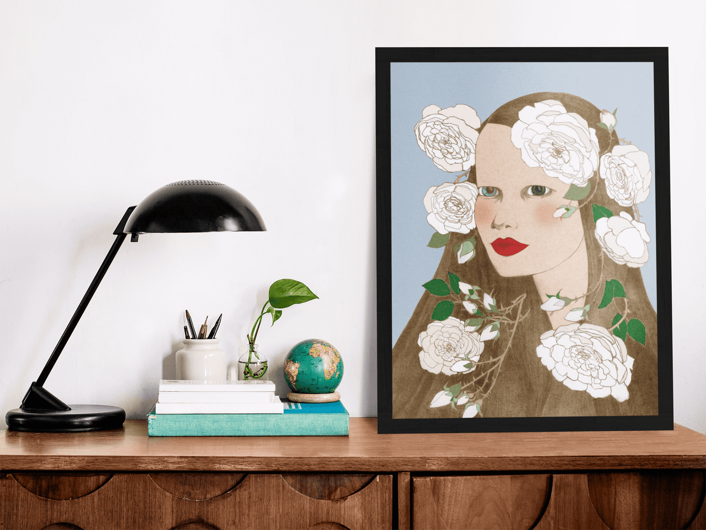 White Rose Poster