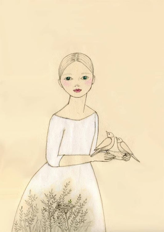White Doves Poster
